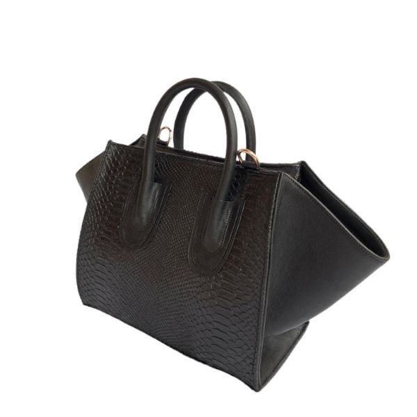 Black Croc JEEDAH TRAPEZE