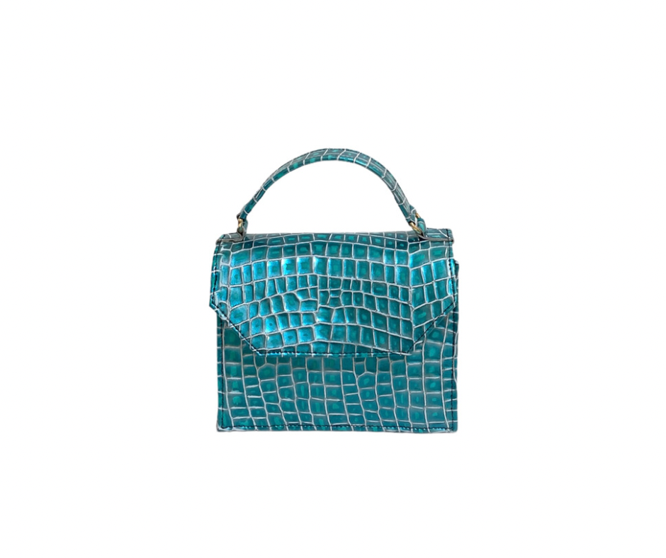 Hafs micro in Turquoise Patent Leather